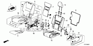 MIDDLE SEAT(R.)(BENCH SEA T)