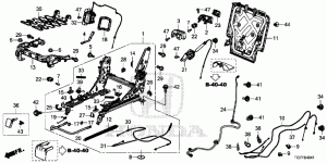 MIDDLE SEAT COMPONENTS(R. )(BENCH SEAT)