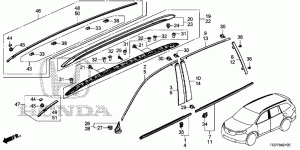 MOLDING/ROOF RAIL