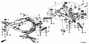 FRONT SUB FRAME/REAR BEAM