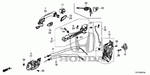 FRONT DOOR LOCKS/OUTER HA NDLE