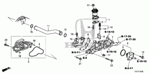 WATER PUMP(3.5L)(2)