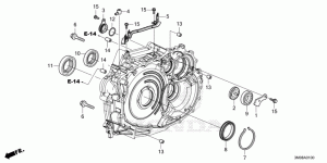 TORQUE CONVERTER CASE COM PONENTS