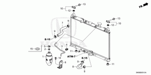 RADIATOR HOSE/RESERVE TAN K