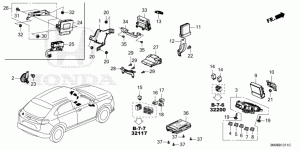 CONTROL UNIT(CABIN)(1)(RH )