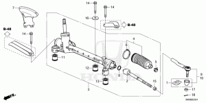 Tie rod, idler arm, cross tie rod
