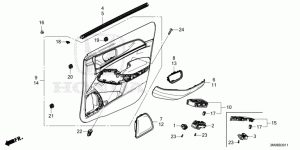 FRONT DOOR LINING(RH)