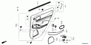 REAR DOOR LINING