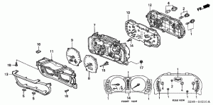 COMBINATION METER COMPONENTS