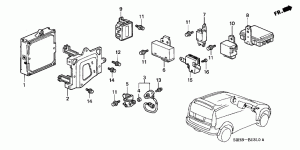 CONTROL UNIT (CABIN) (RH)