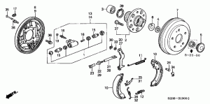 REAR BRAKE (3 DOOR)