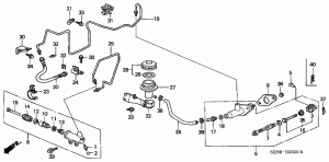 CLUTCH MASTER CYLINDER (RH)