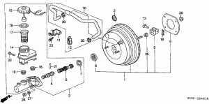 BRAKE MASTER CYLINDER/ MASTER POWER (RH)