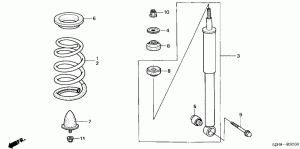 REAR SHOCK ABSORBER