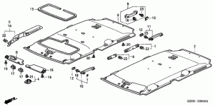ROOF LINING (3 DOOR)