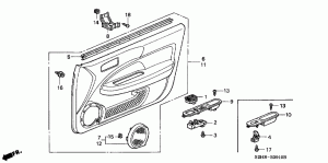 FRONT DOOR LINING (3 DOOR )