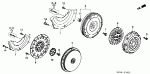 CLUTCH/FLYWHEEL (CVT)