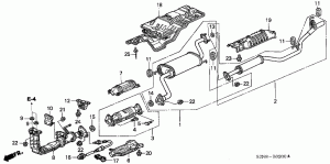 EXHAUST PIPE/SILENCER (L4)