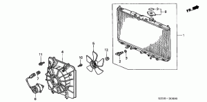 RADIATOR (DENSO) (L4)