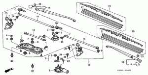 Wiper drive motor