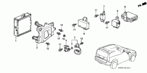 CONTROL UNIT (CABIN) (RH)