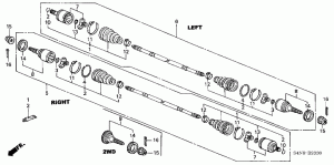 REAR DRIVESHAFT