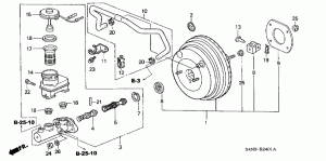 BRAKE MASTER CYLINDER/ MASTER POWER (RH)