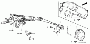 Steering column