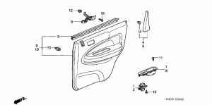 REAR DOOR LINING