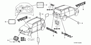 EMBLEMS/CAUTION LABELS