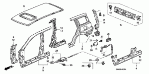 Fuel tank cap, components