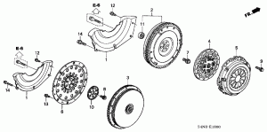 CLUTCH/FLYWHEEL (CVT)