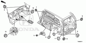 GROMMET(REAR)