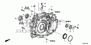 TORQUE CONVERTER CASE COM PONENTS(1.5L)