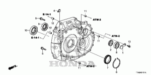 TORQUE CONVERTER CASE COM PONENTS(1.8L)