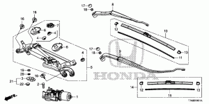 FRONT WINDSHIELD WIPER(RH )