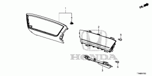 AUTO AIR CONDITIONER CONT ROL(RH)