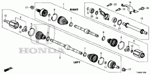 FRONT DRIVESHAFT/HALF SHA FT(1.5L)(1)