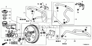 BRAKE MASTER CYLINDER/MAS TER POWER(RH)