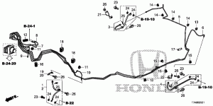 Brake system hose, tube