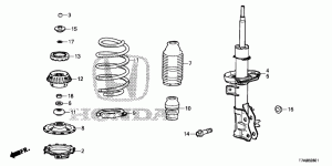 Suspension spring, torsion bar