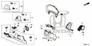 INSTRUMENT PANEL GARNISH( DRIVER SIDE)(RH)