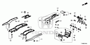 CENTER CONSOLE(UPPER)(LH)