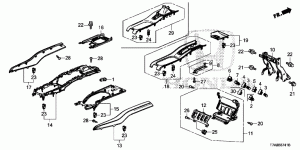 CENTER CONSOLE(UPPER)(RH)