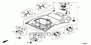 ROOF LINING(SUNROOF)