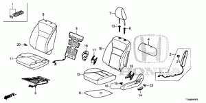 FRONT SEAT(RH)(PASSENGER SIDE)(1)
