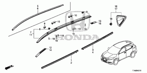 MOLDING/ROOF RAIL