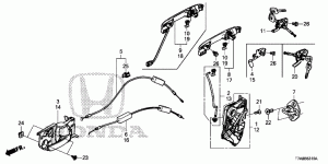 FRONT DOOR LOCKS/OUTER HA NDLE