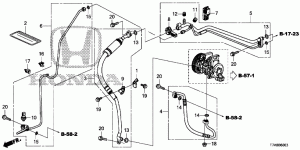 AIR CONDITIONER(HOSES/PIP ES)(1.8L)(LH)(2)