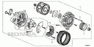 ALTERNATOR(MITSUBISHI)(1. 8L)